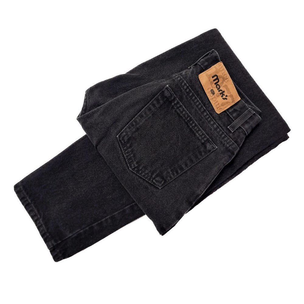 Women's Black Relaxed Fit Jeans